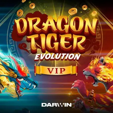 Dragon Tiger Evolution VIP slot logo by Darwin Gaming at 500 Casino