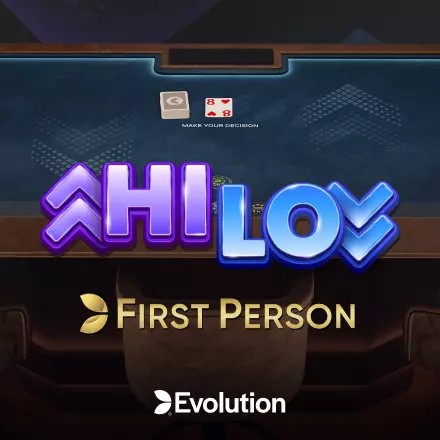 Try First Person Hi Lo slot by Evolution on 500casino.dk – logo image