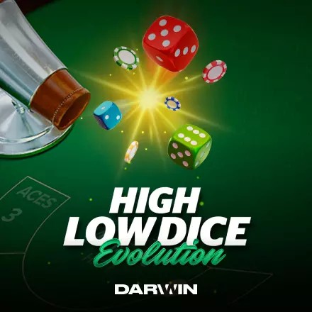 High Low Dice Evolution – slot by Darwin Gaming, featured at 500casino.dk