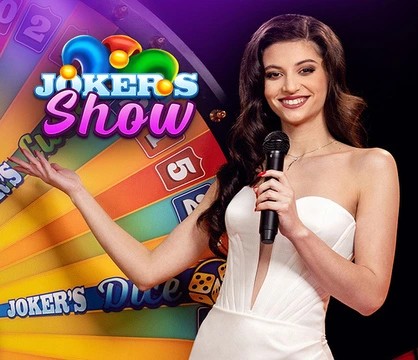 Joker’s Show slot icon by Skywind Group, available at 500 Casino