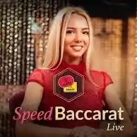 Speed Baccarat A game by Evolution – logo hosted on 500 Casino